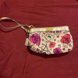 Coach wristlet purse